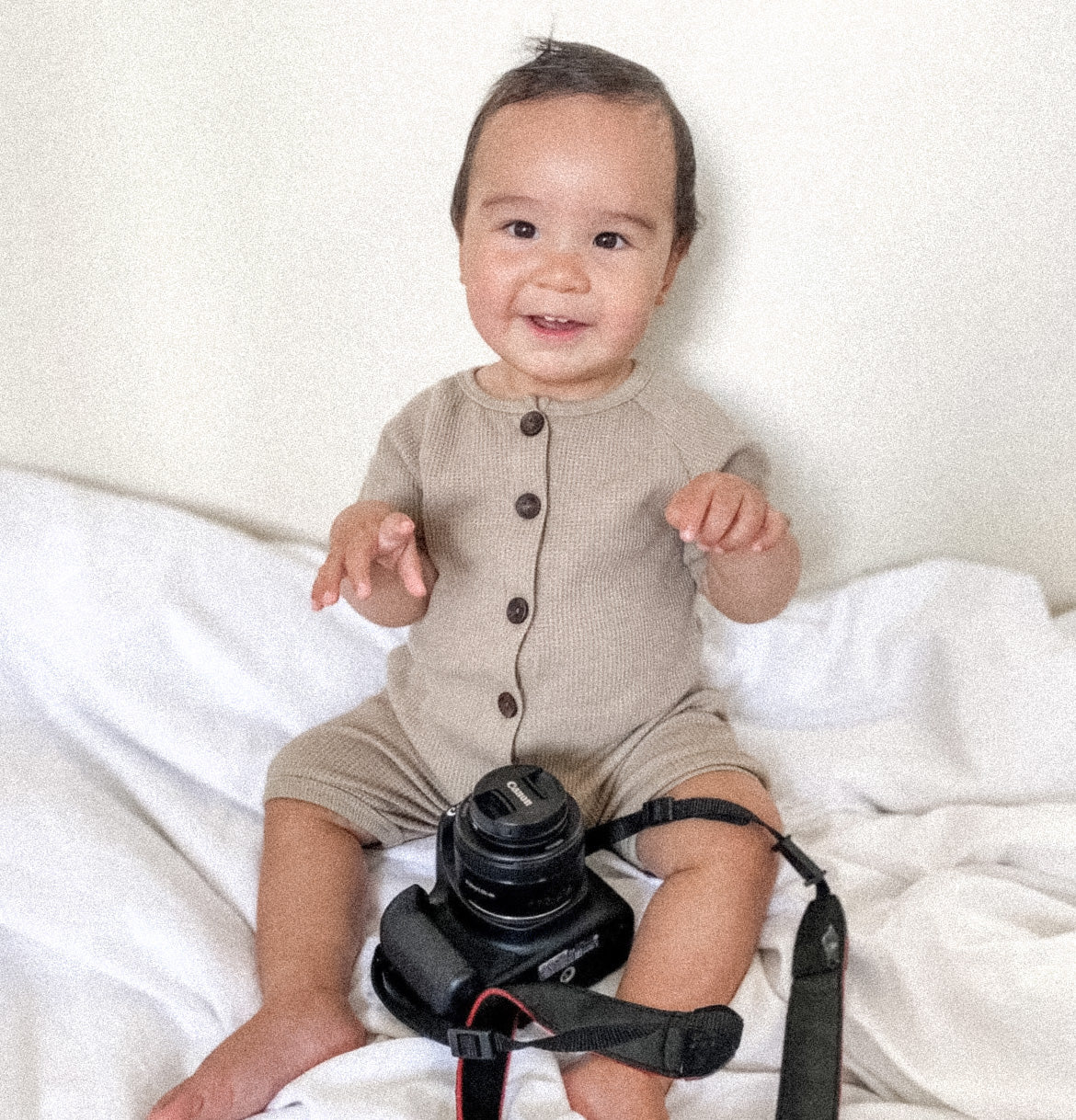 Zakai Waffle Romper