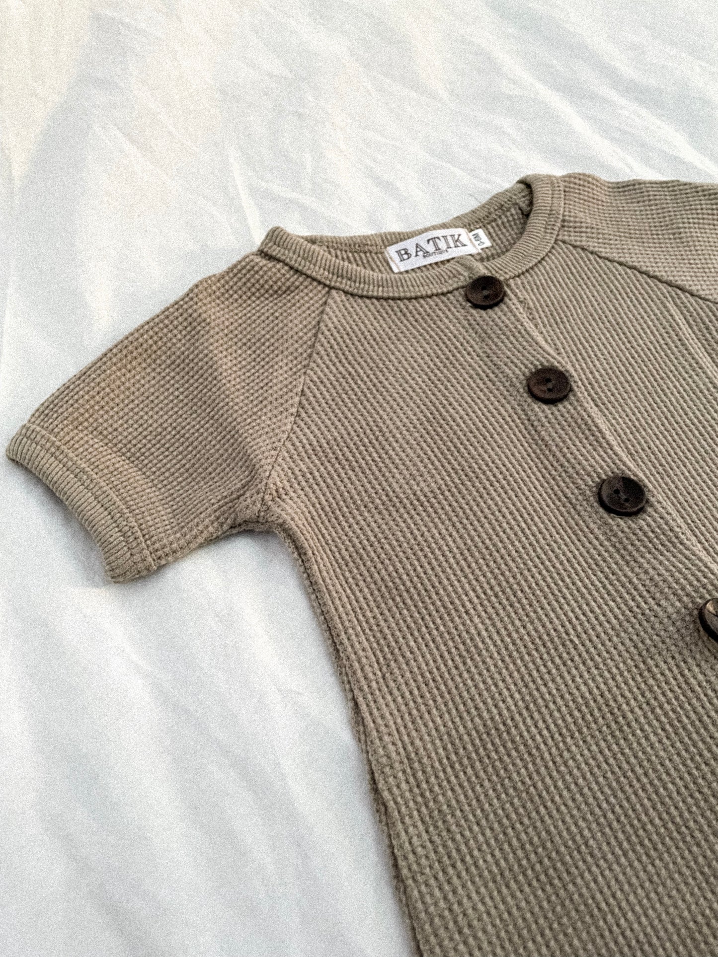 Zakai Waffle Romper