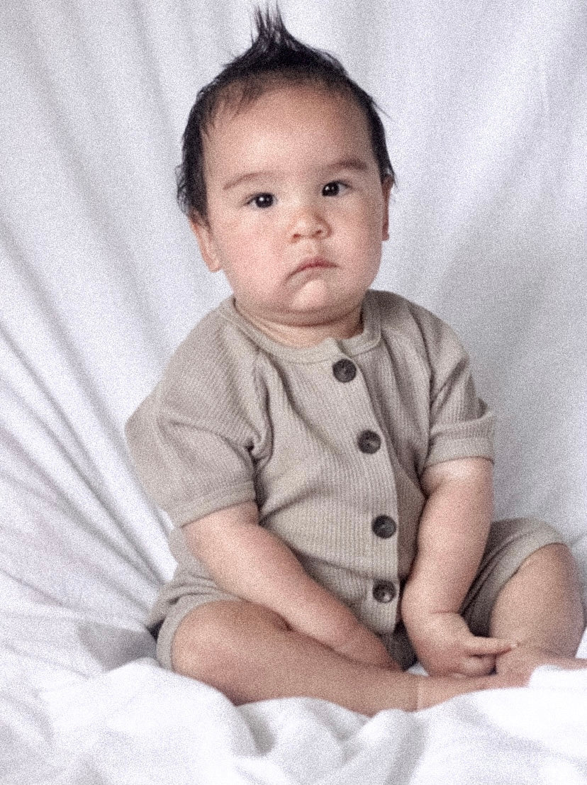 Zakai Waffle Romper