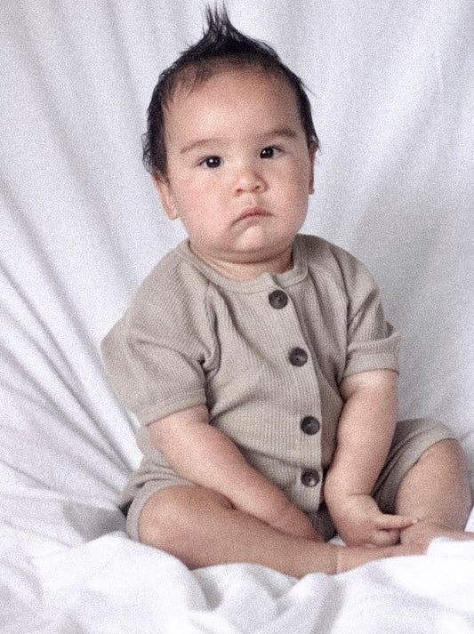 Zakai Waffle Romper