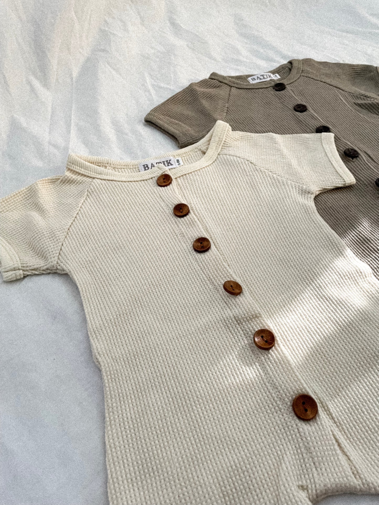 Zakai Waffle Romper